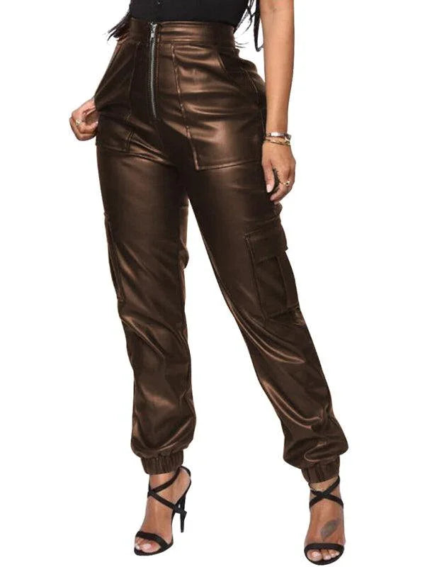 Chic Women's Cargo Pants – High-Waist Stretchable Fit -Guocali