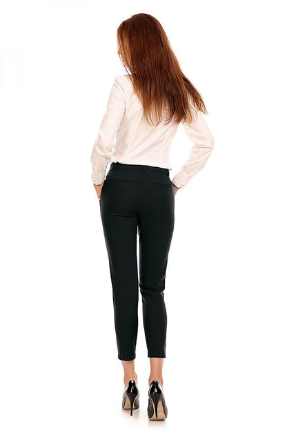 Chic Women Trousers – High-Waist Slim Fit -Guocali