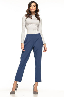 Chic Women Trousers – Mid Rise Pleated Comfort - Guocali