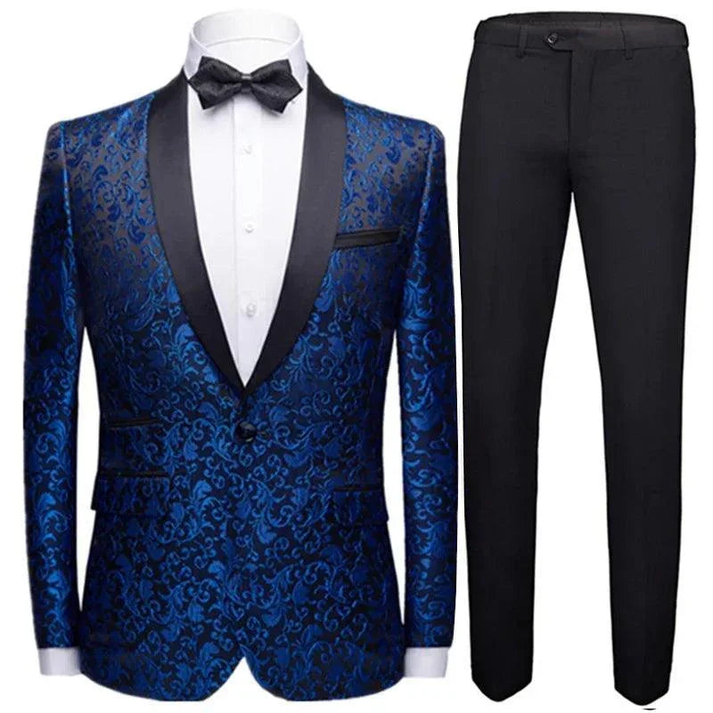 Classic 3-Piece Tuxedo Suit for Men - Wedding Party Attire -Guocali