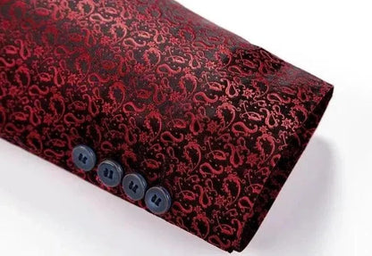 Classic 3-Piece Tuxedo Suit for Men - Wedding Party Attire -Guocali