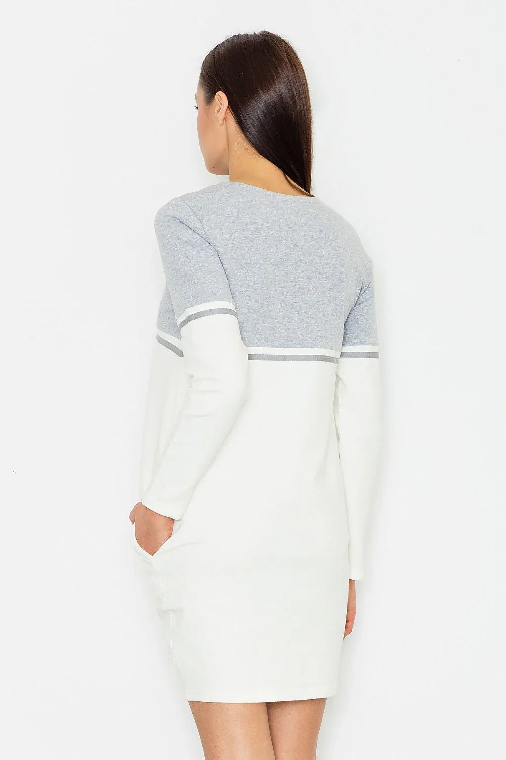 Cotton Long Sleeve Dress Casual Comfortable Fit-Day Dress-GUOCALI