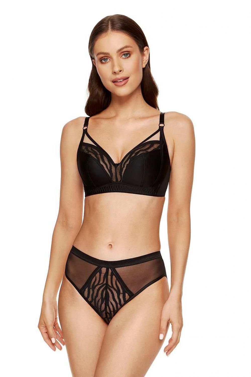 Wireless Bra Animal Print Lace-Women Bra-GUOCALI