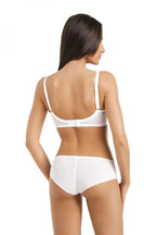 Women Solid Lace Full Coverage Underwire Bra