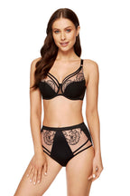 Embroidered Bra Cotton Support Fit-Women Bra-GUOCALI