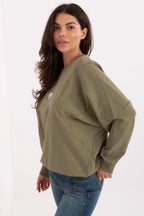 Women's Sweatshirt - Crew-Neck With Regular Fit