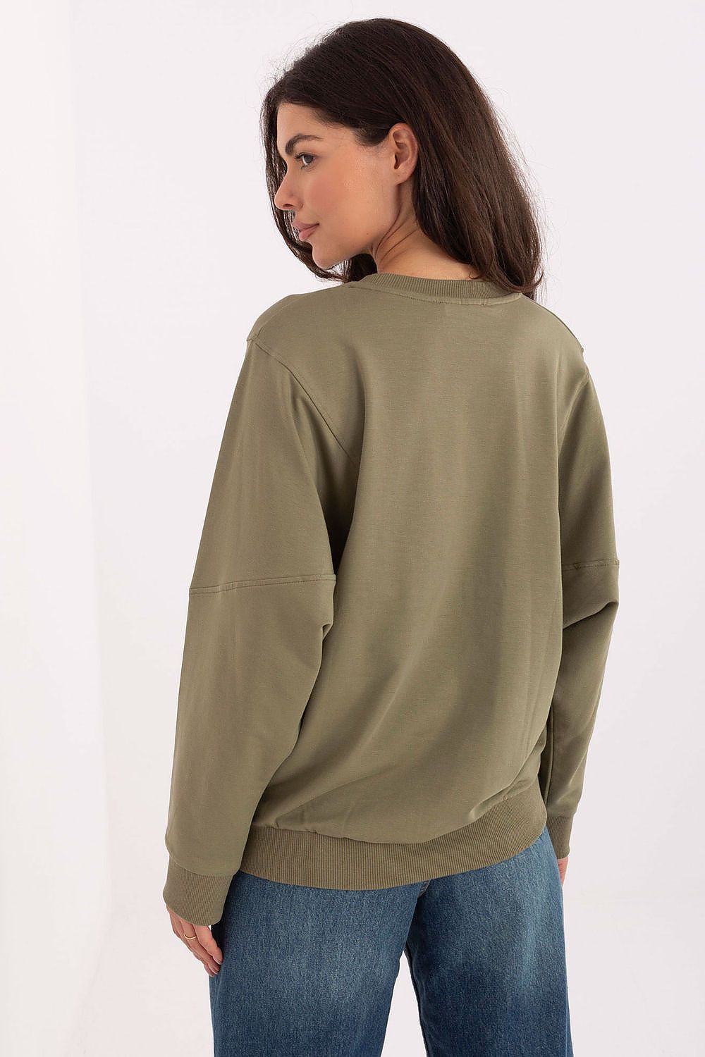 Women's Sweatshirt - Crew-Neck With Regular Fit
