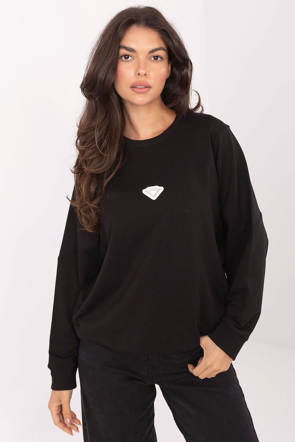 Women's Sweatshirt - Crew-Neck With Regular Fit