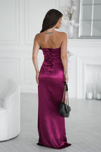  Long dress model 219713 Bicotone 
