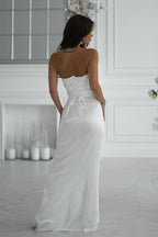  Long dress model 219716 Bicotone 