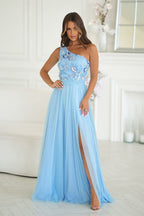  Long dress model 220092 Bicotone 