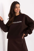Women's Sweatshirt - Crew-neck With Regular Fit