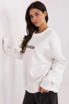 Women's Sweatshirt - Crew-neck With Regular Fit
