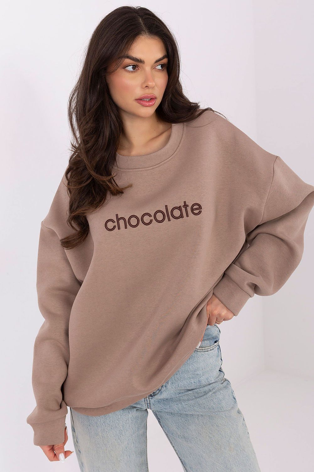 Women's Sweatshirt - Crew-neck With Regular Fit