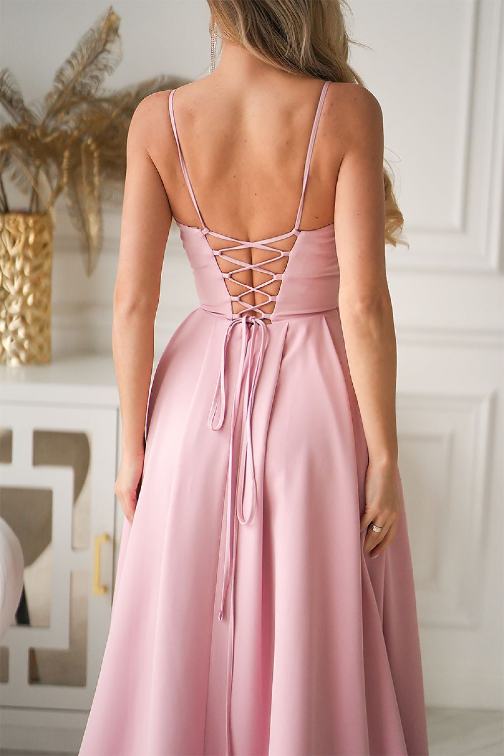  Long dress model 224294 Bicotone 