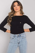 Women's Casual Blouse - Solid Waist Length