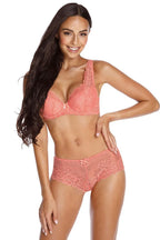 Women Cotton Satin Underwire Bra