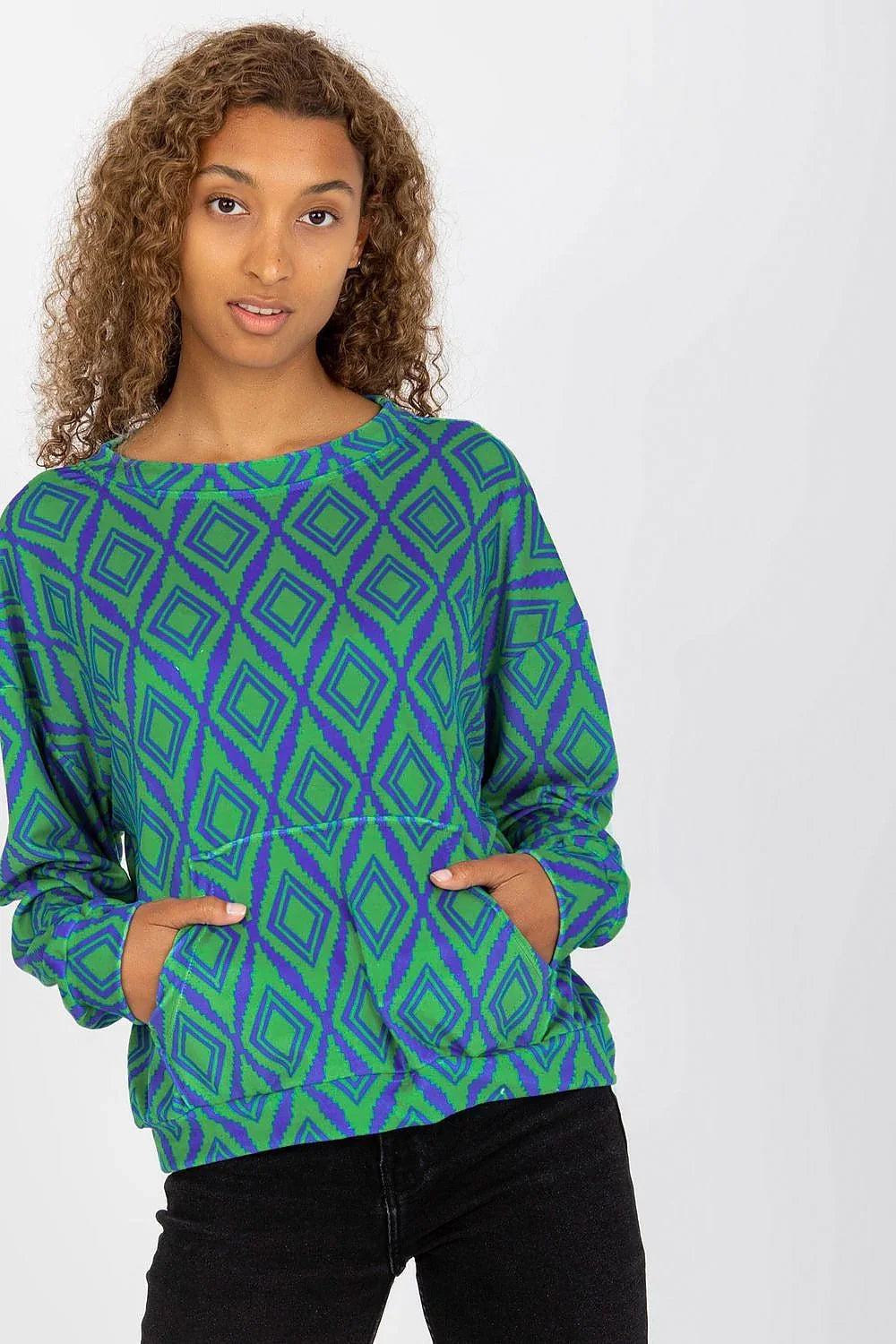 Women's Sweatshirt - Crew-neck With Regular Fit