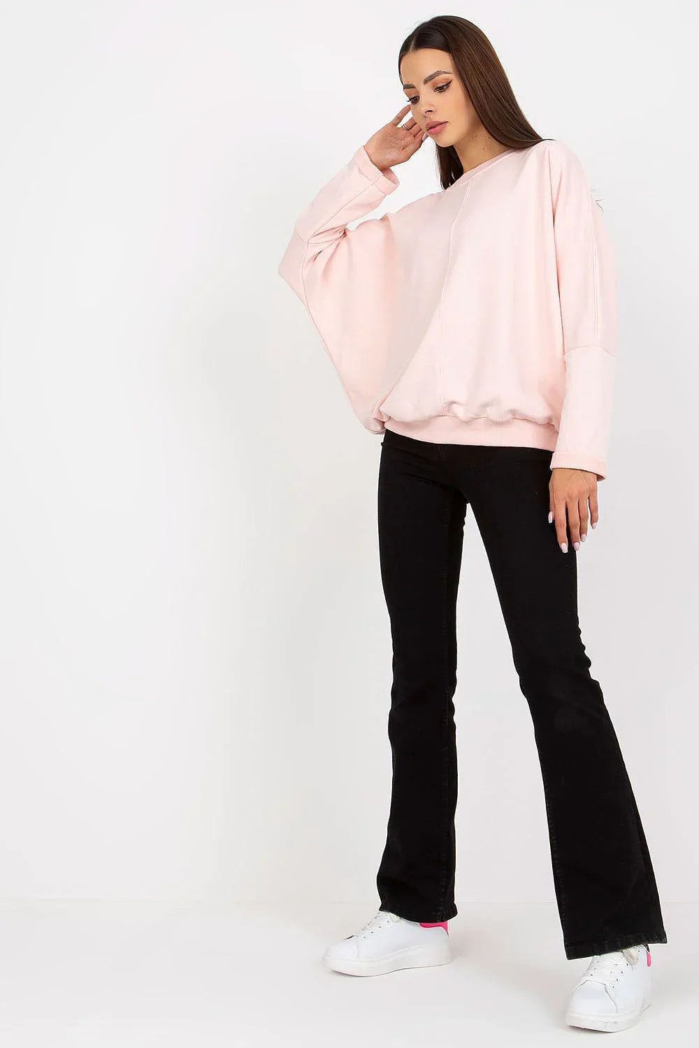 Women's Sweatshirt - Crew-Neck With Relaxed Fit
