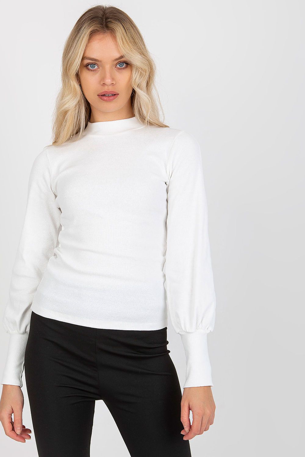 Women's Long Sleeve Blouse - Solid Waist Length
