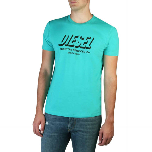 Diesel Men T-shirts - Blue Brand T-shirts - T-Shirt - Guocali