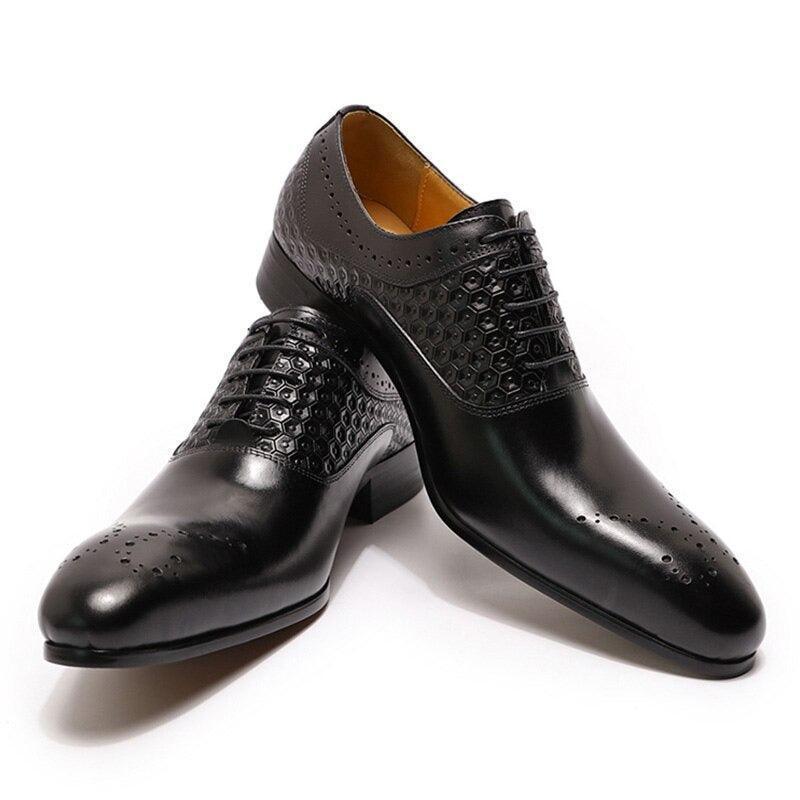 Dress Shoes - Thayer Glossy Men Shoes - Dress Shoes - Guocali