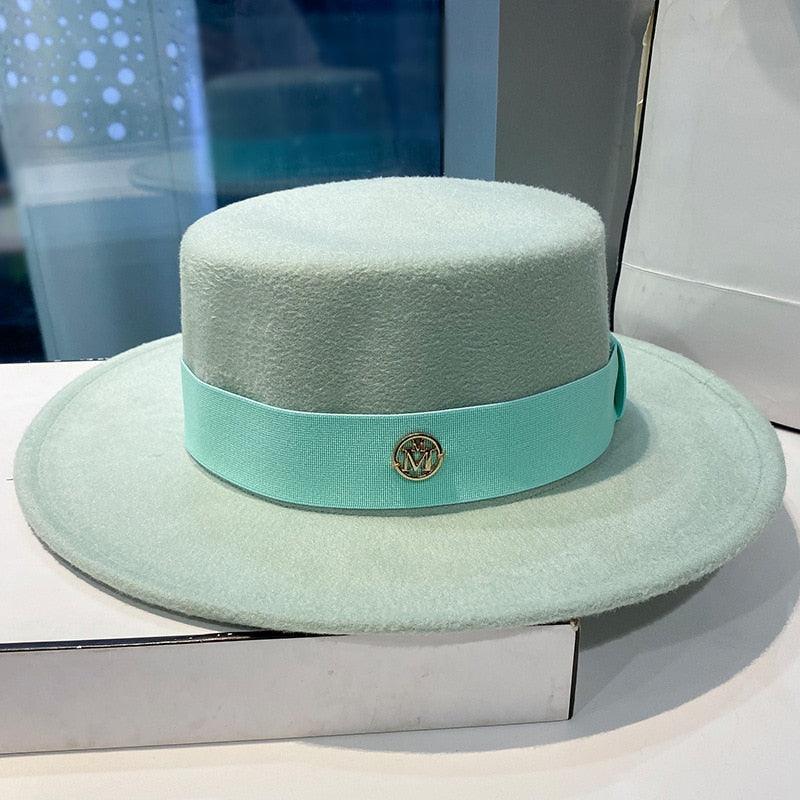 Elegant Fedora Hats for Women - Flat Top - Fedora Hat - Guocali