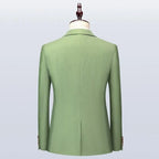 Elegant Men’s Suit - Solid Single-Breasted