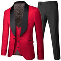 Elegant Men’s Tuxedo Suit - Texture Single-Breasted