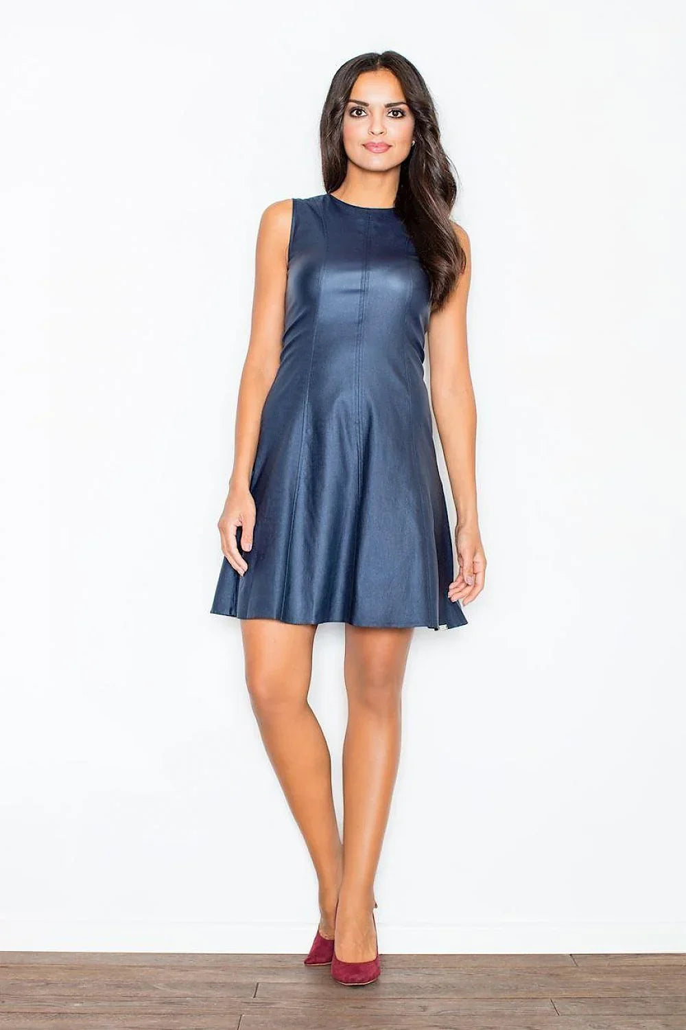Elegant Round Neck Sleeveless Evening Dress