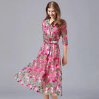 Elegant Women's Lace Dress – Formal Evening & Cocktail Dress -Guocali