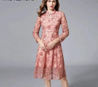 Embroidered Women's Casual Spring Dress -Guocali