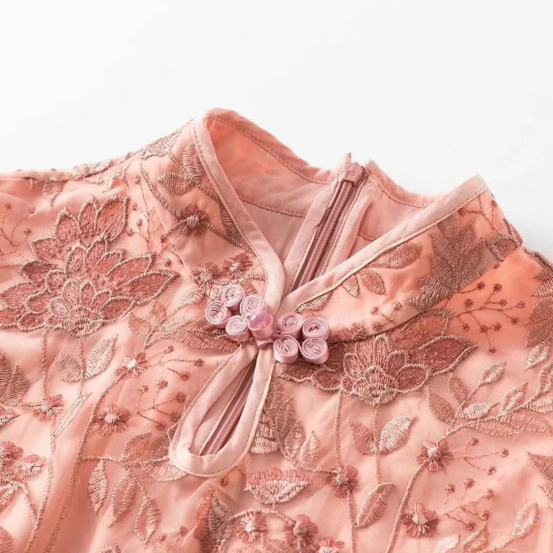 Embroidered Women's Casual Spring Dress -Guocali