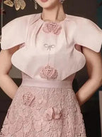 Fairy Style 3D Embroidery Party Dress -Guocali