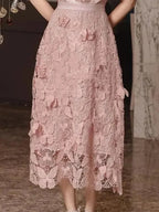 Fairy Style 3D Embroidery Party Dress -Guocali
