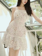 Fairy Style Lace Embroidery Dress -Guocali