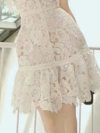 Fairy Style Lace Embroidery Dress -Guocali