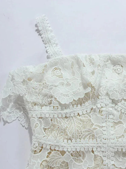 Fairy Style Lace Embroidery Dress -Guocali