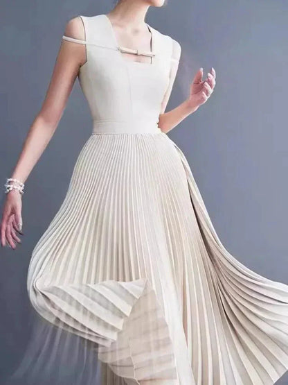 Fairy Style Sleeveless Bow Party Dress -Guocali