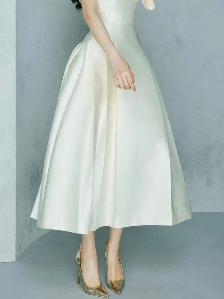 Fairy Style V-Neck 3D Bow Dress -Guocali