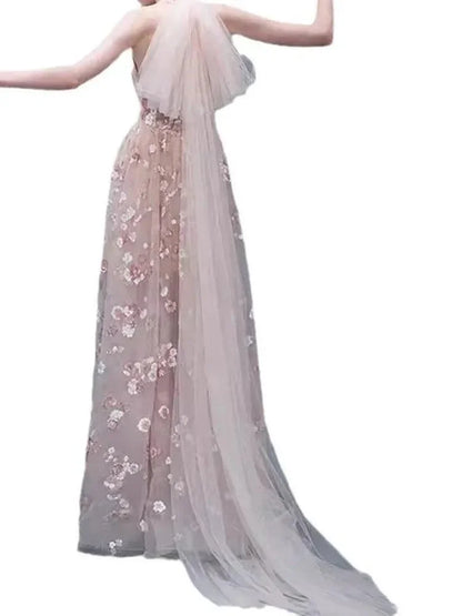 Fairy Style V-Neck Mesh Dress -Guocali