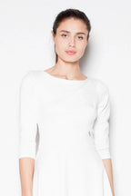 Fit and Flare Casual Dress Elegant Office Style-Day Dress-GUOCALI