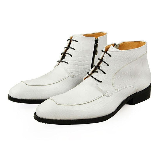 Fletcher Leather Ankle Boots - Boots - Guocali
