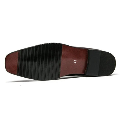 Men Tassel Dress Loafers - Slip-On Formal Dress Shoes