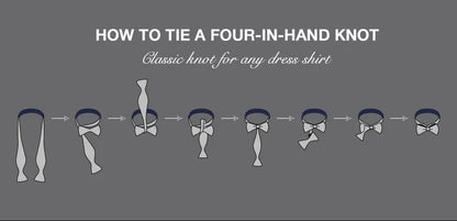 Golden Leaves Silk Bow Tie Set -Guocali