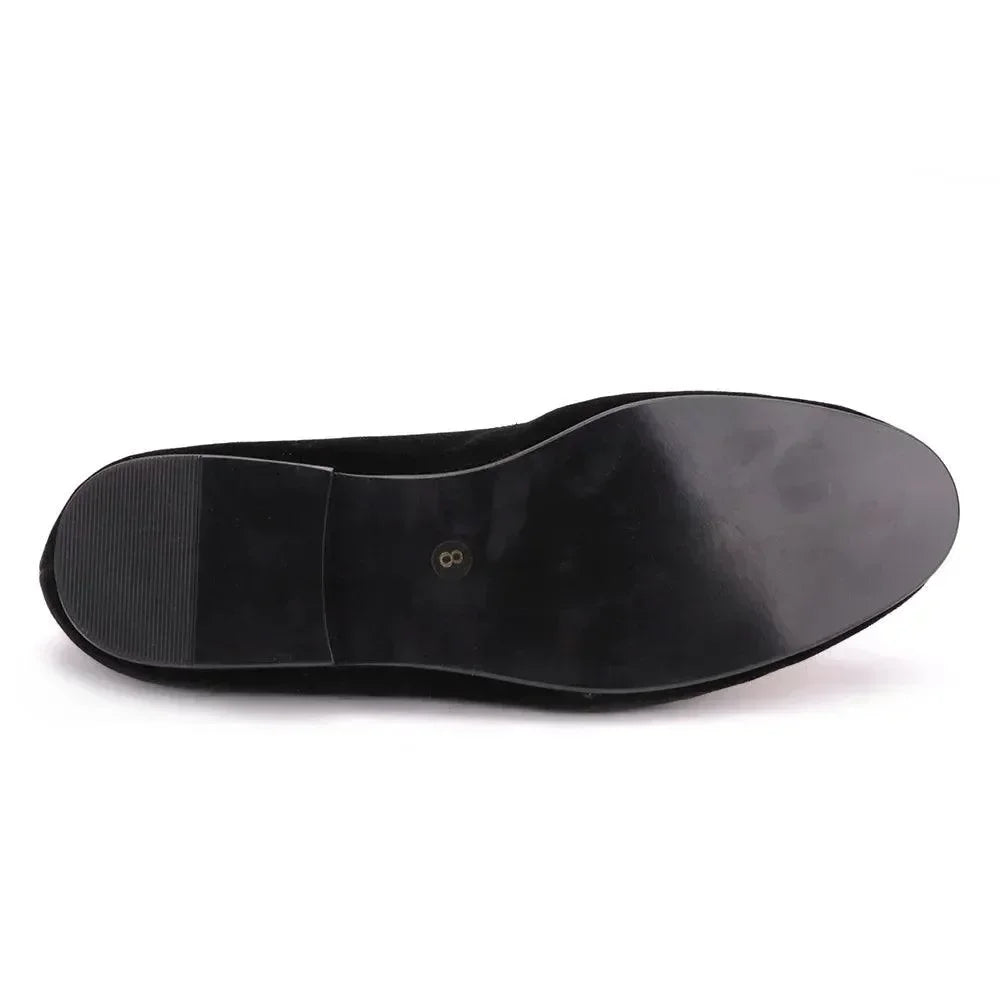 Women Casual Slipper Dress Loafers - Slip-On Flat Shoes