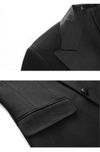 Elegant Men’s Suit - Solid Double-Breasted