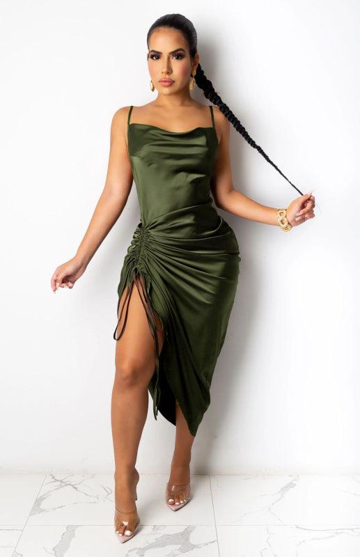 Halter Top Sexy Party Long Dress - Dresses - Guocali