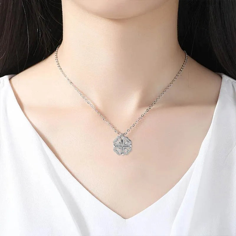 Heart-Shaped Pendant Necklace - Women Jewelry -Guocali