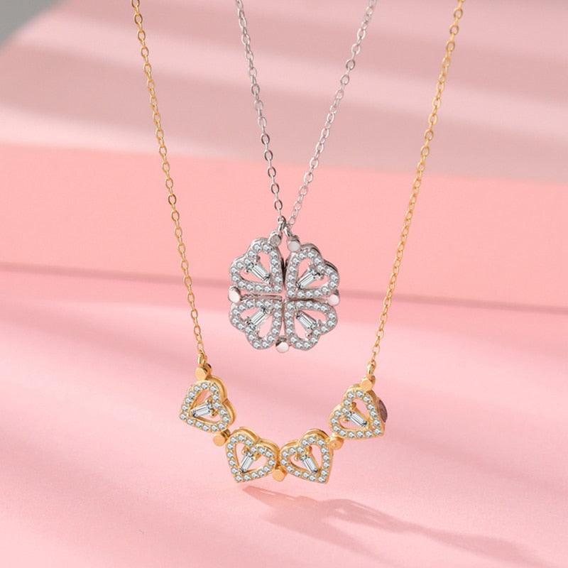 Heart-Shaped Pendant Necklace - Women Jewelry - Pendant Necklace - Guocali